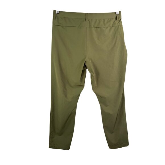 Fabletics The only Pant athleisure light weight green cropped sz 35 - Picture 3 of 8